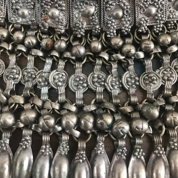 SOLD Gypsy- VTG Bohemian Festival Necklace Belly dancer  Lebanon Egyptian - Picture 7 of 10